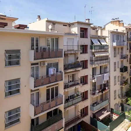 Cosy Climatise Avec Balcon Hypercentre ניס